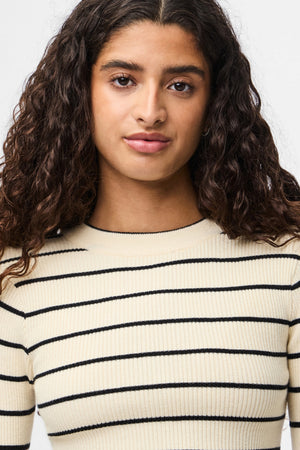 Mira New O-hals breisel - Berken/zwart