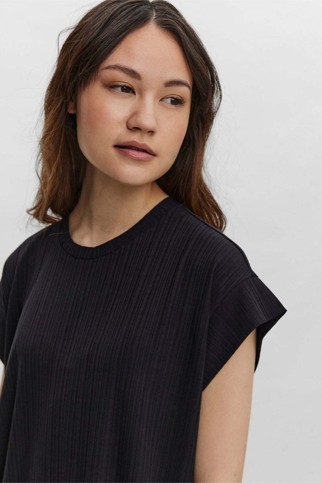 Phoenixy Cap Sleeve kuitjurk - zwart