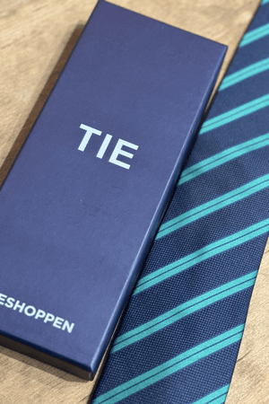 Tie - Navy/Green