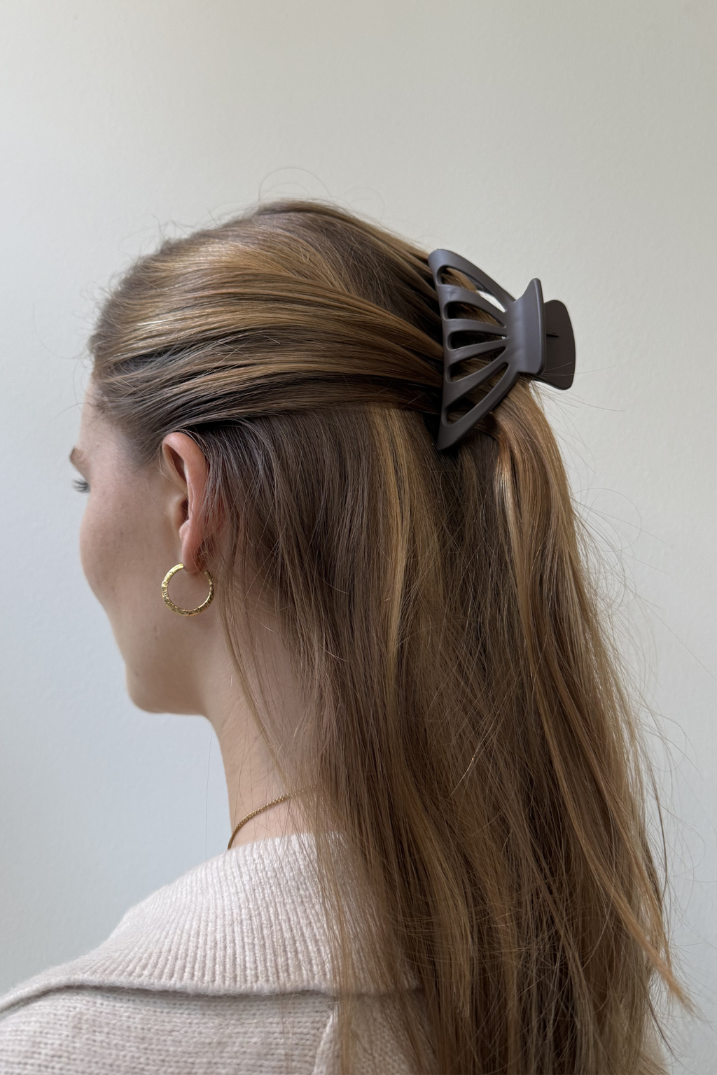 Holle klauwclip - koffie