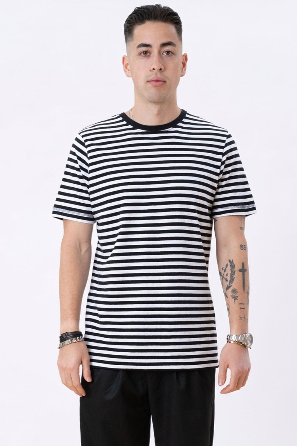 Nørregade Stripe - zwart -wit