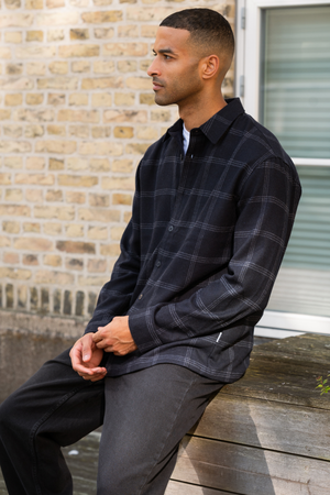 Tristan Overshirt - Dark Navy