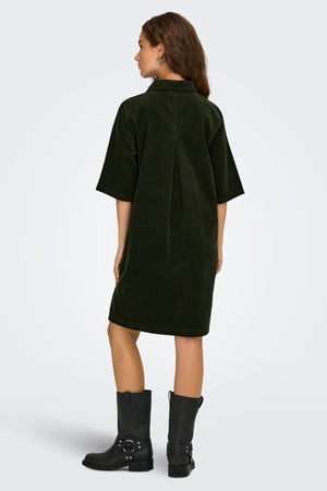 Nessa Cord Dress - Rosin