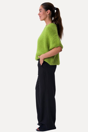 Chloe Short Sleeved Knit - Green