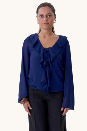 Alba Blouse - Marine