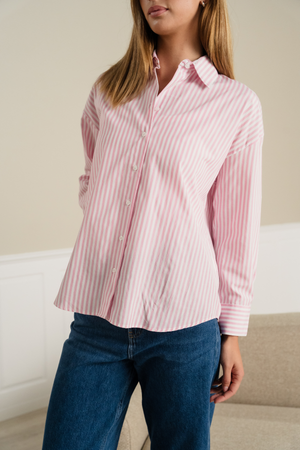 Layla Striped Shirt - Pink