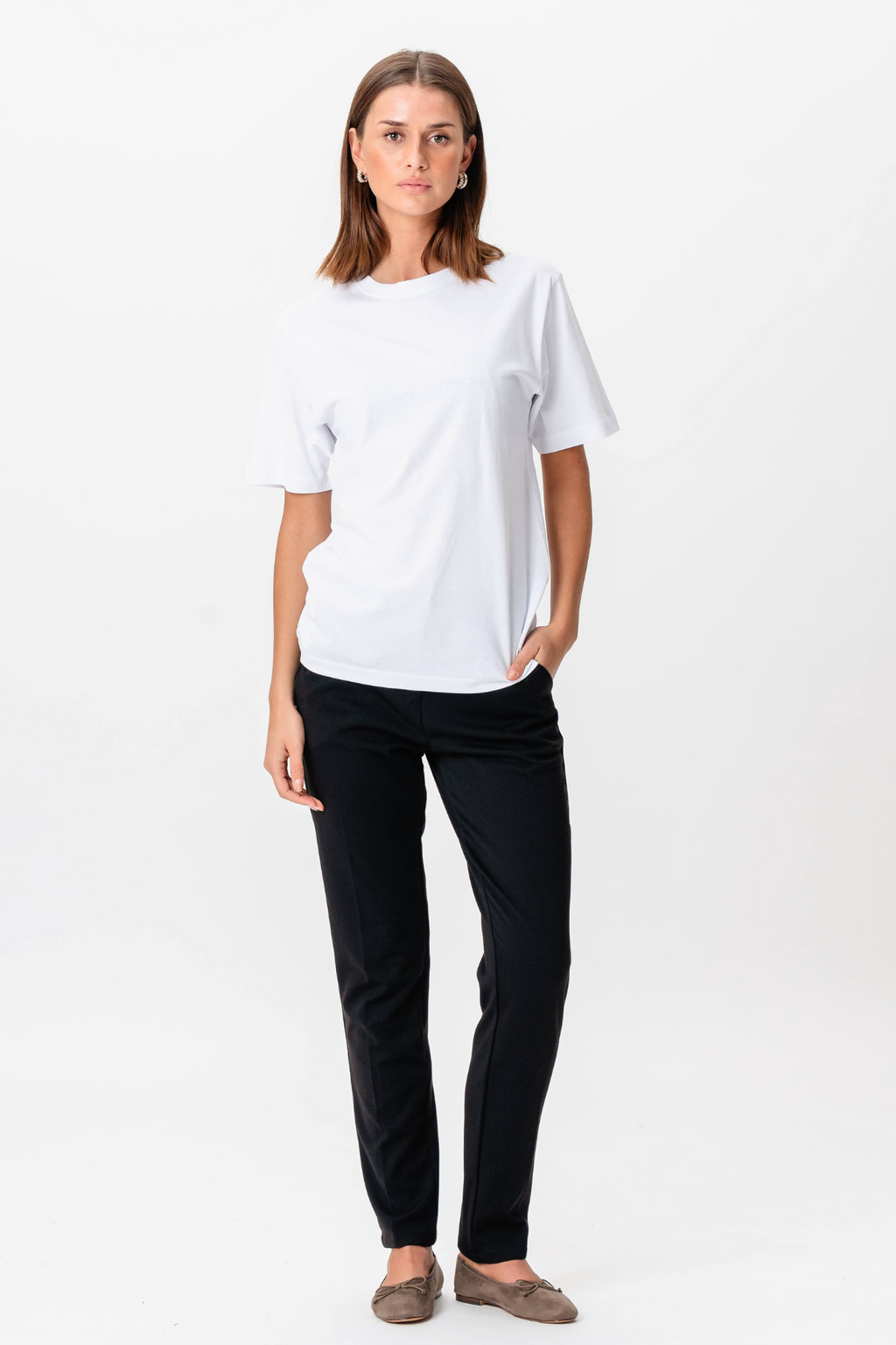 Oversized t -shirt - wit