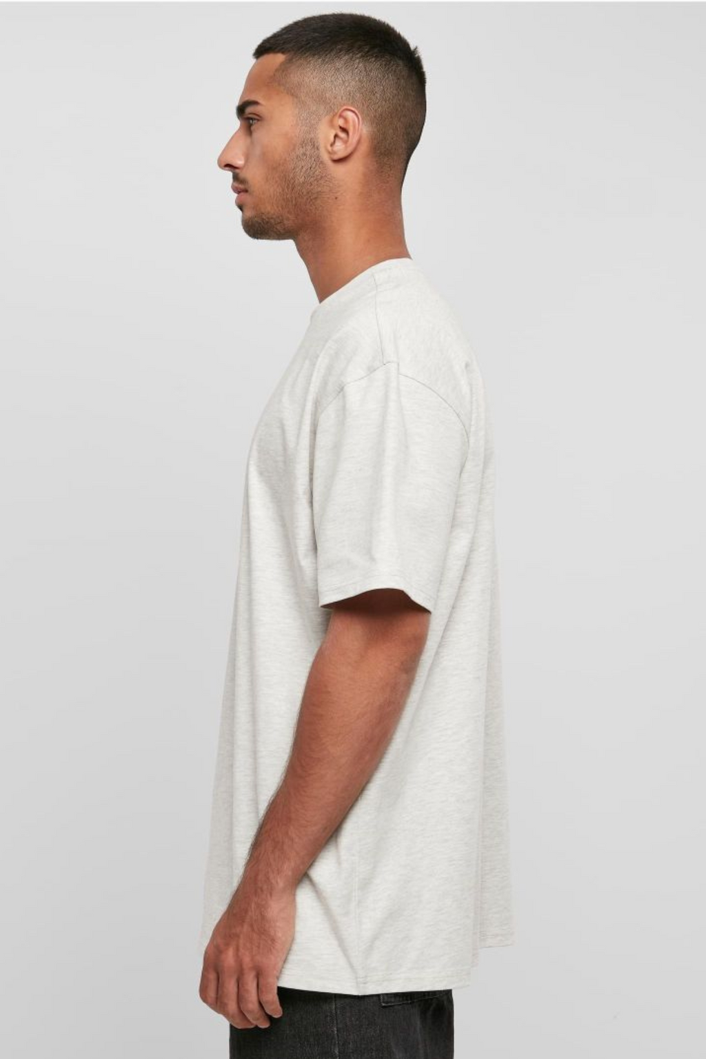 Zwaar Oversized T -shirt - lichtgrijs