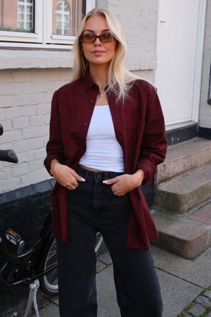 Vriendje Oxford Shirt - Bourgondië