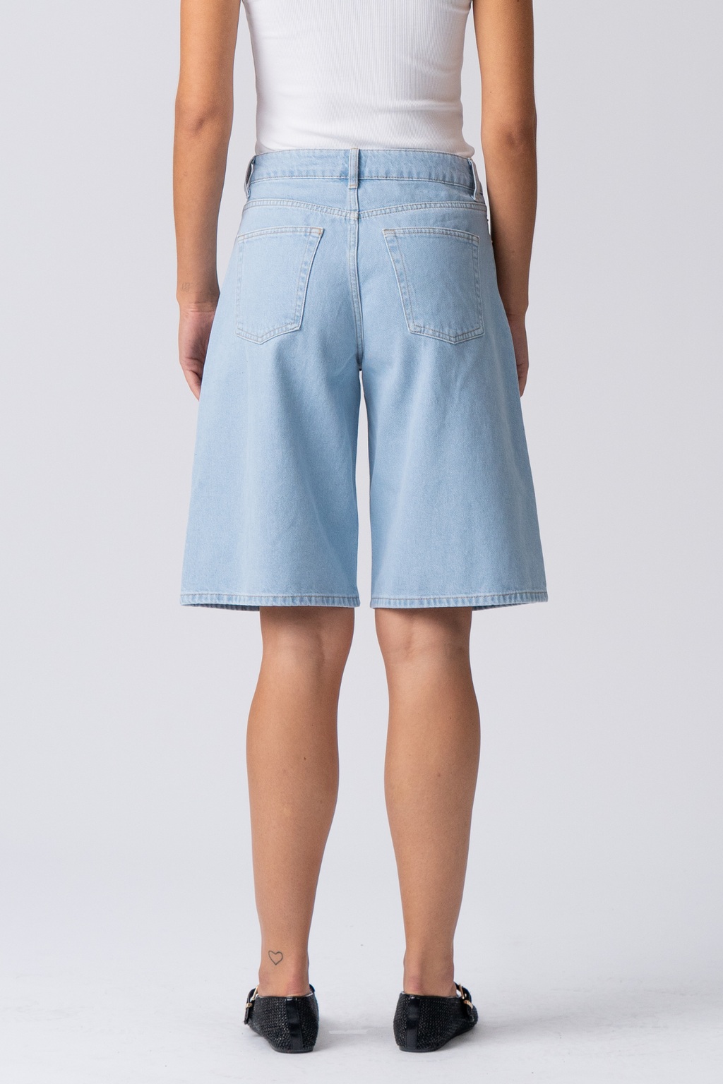 Denim Jorts - lichtblauwe denim