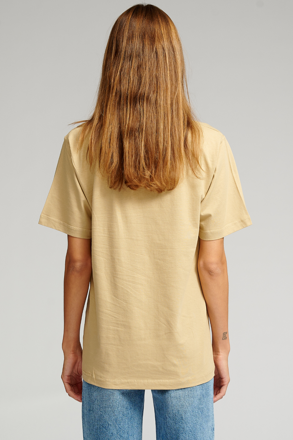 Oversized t -shirt - beige