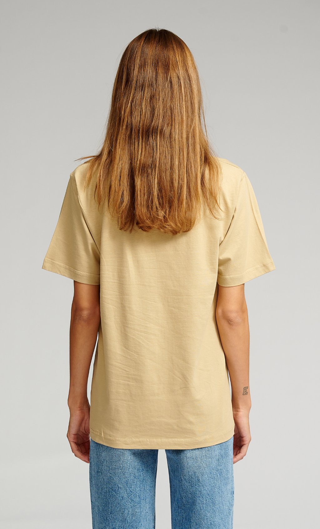 Oversized t -shirt - beige