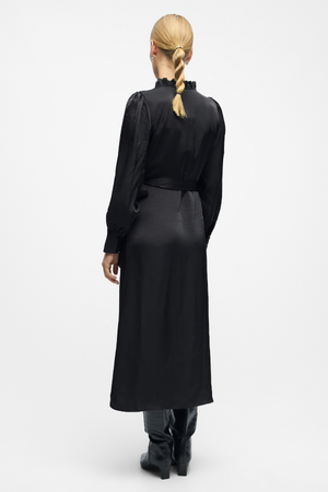 Chili wrap jurk - zwart