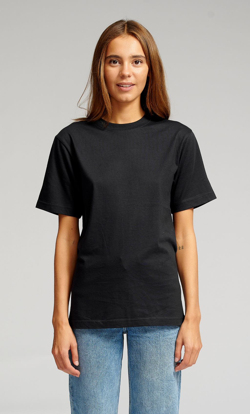 Oversized t -shirt - zwart