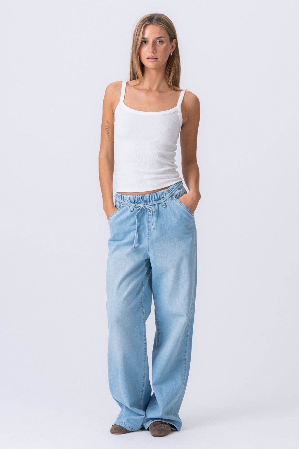 Nicole Baggy Jeans - Blue