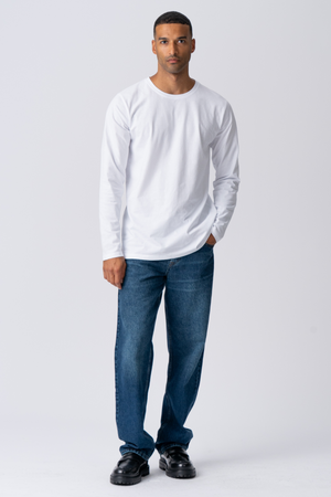 Basic Long-sleeved T-shirt - White