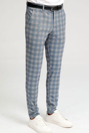 De originale Performance Pants - Blå Ternet (Limited)