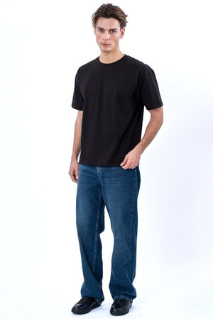 Boxy T-shirt - Zwart