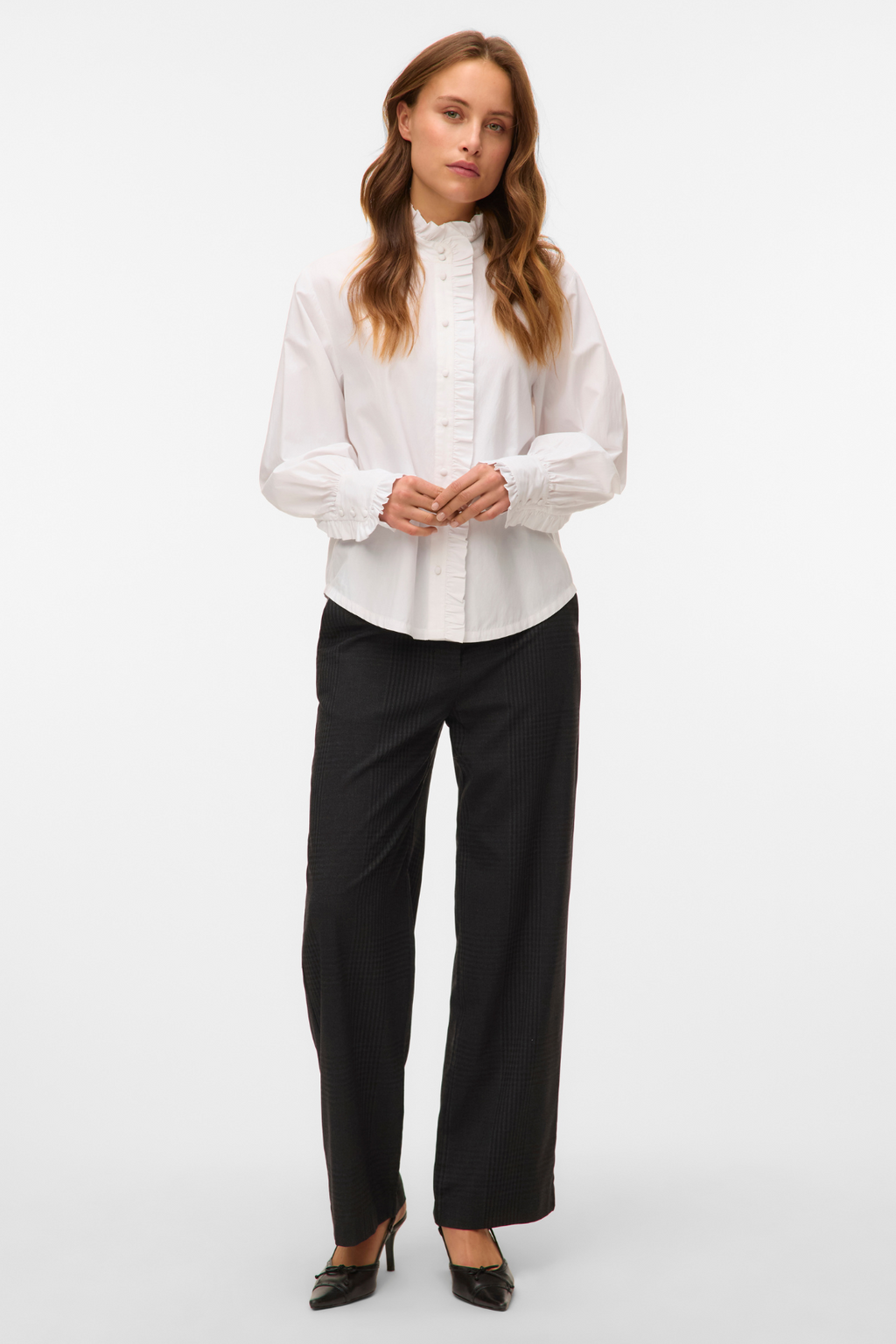 Fanni Ruffel Top - Sneeuwwitje