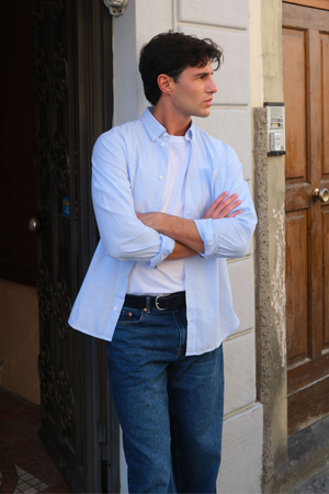 Relaxed Fit Jeans - Dark Blue Denim