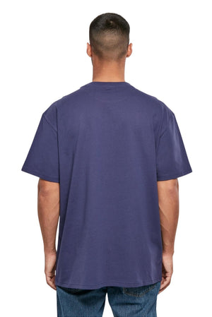Zwaar Oversized T -shirt - lichte marine