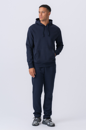 Essential sweatset met capuchon - marineblauw