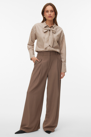 Islunn Bow Shirt - Zilver Mink Sneeuwwitje