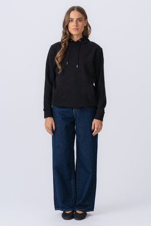 Sweatshirt hoodie - zwart