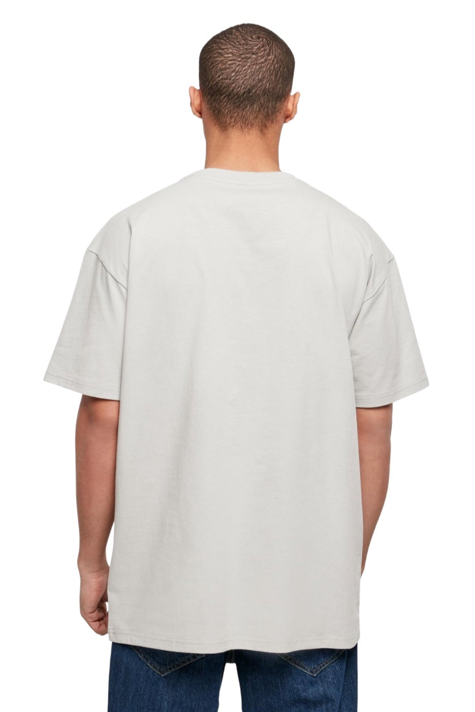 Zwaar Oversized T -shirt - licht asfalt