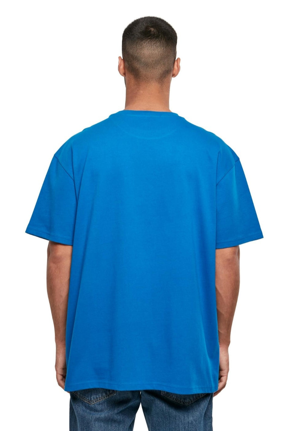 Zwaar Oversized T -shirt - kobaltblauw