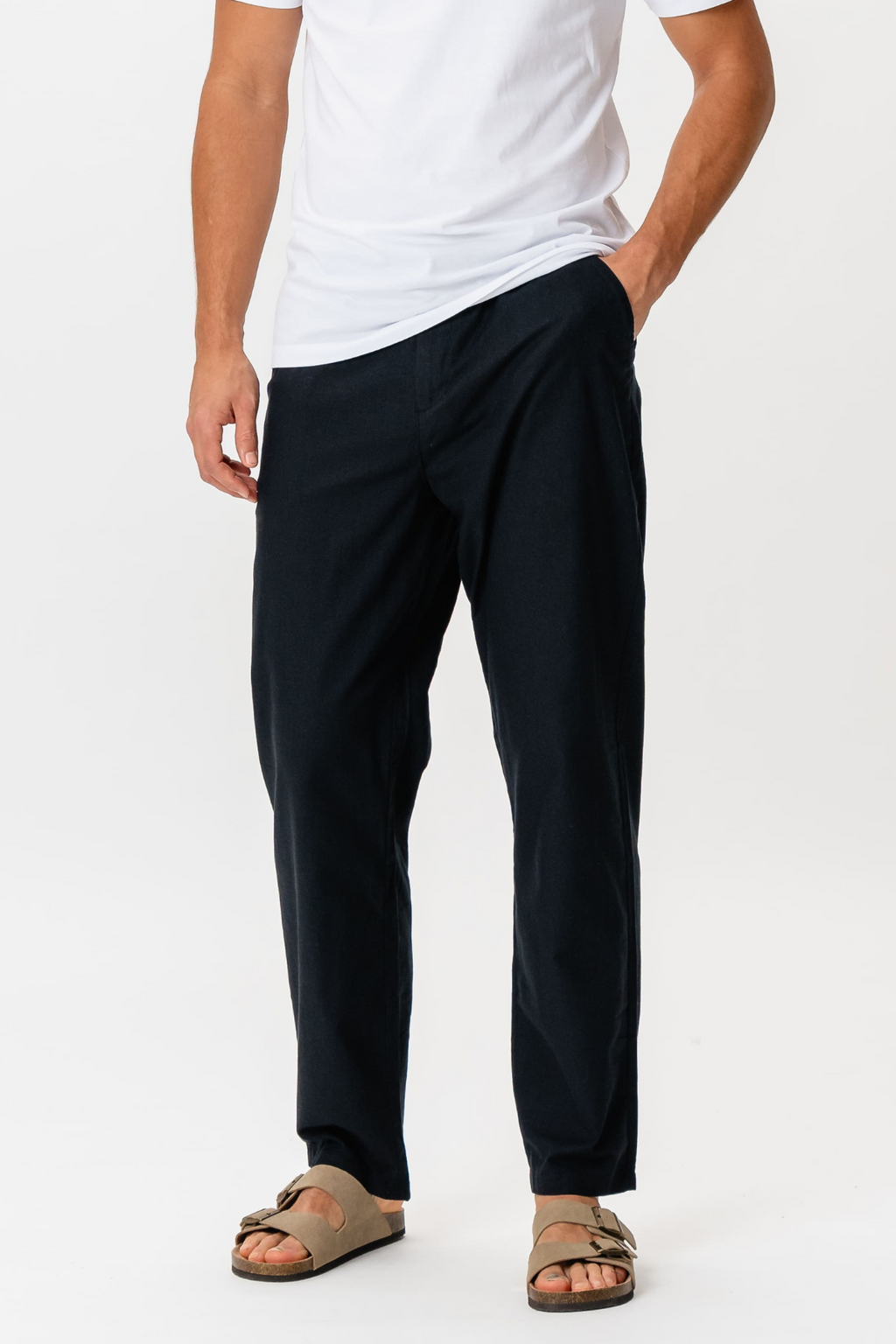 Linen Pants - Black