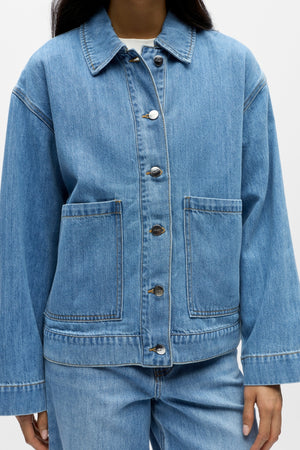 Rosie Overshirt - Lichtblauw denim