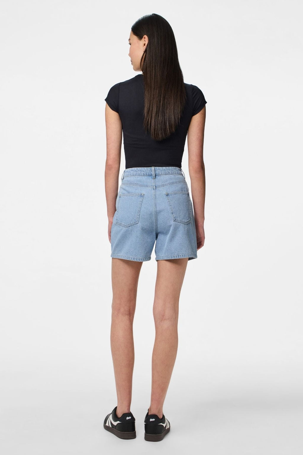 ABBI Shorts - Lichtblauwe denim