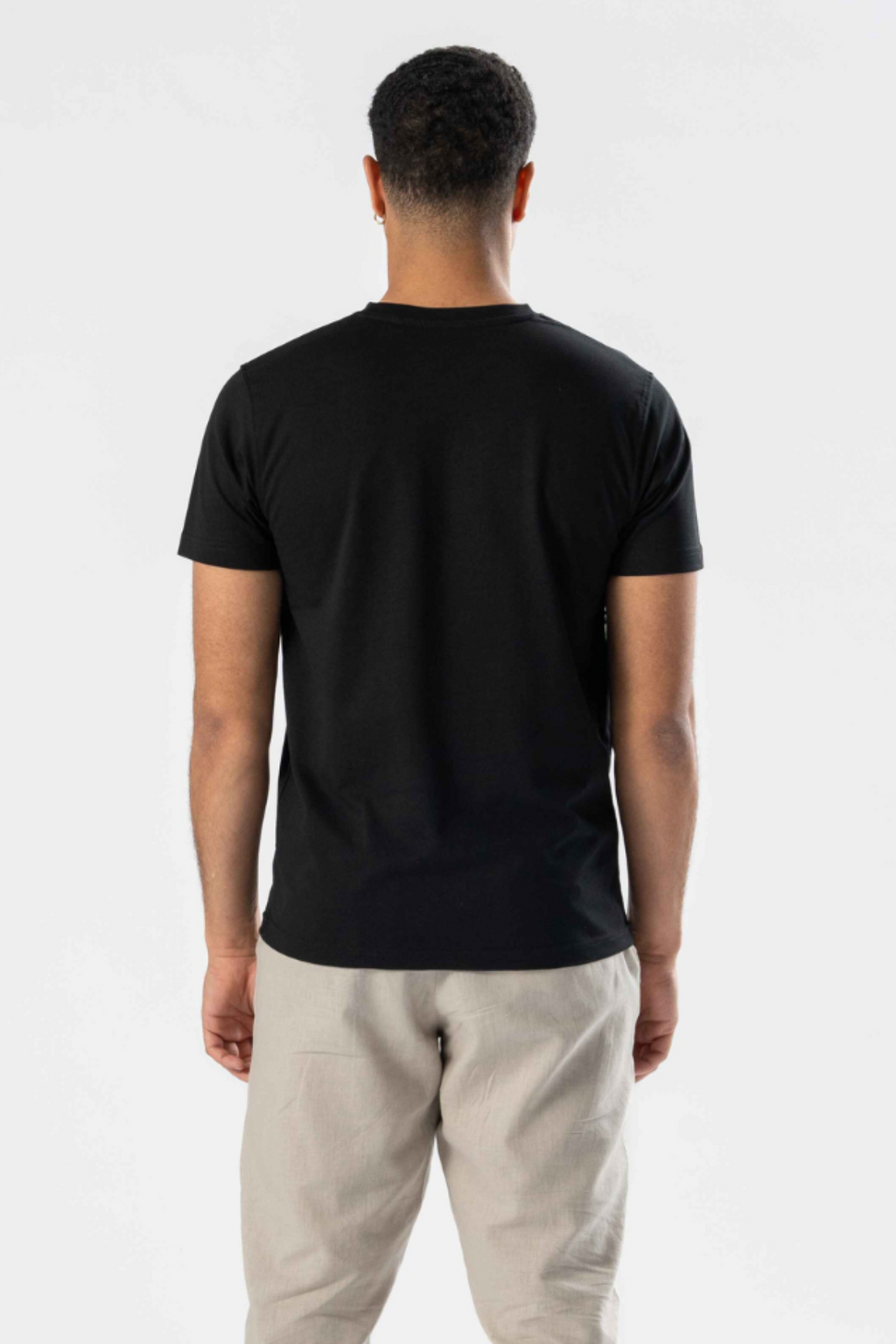 Regular T-shirt - Zwart