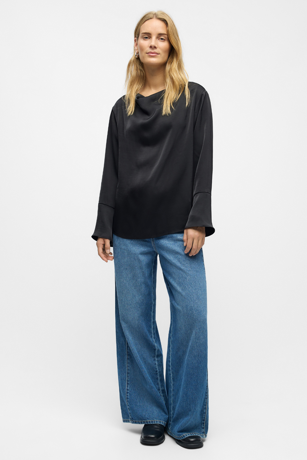 Chilli waterval top - zwart