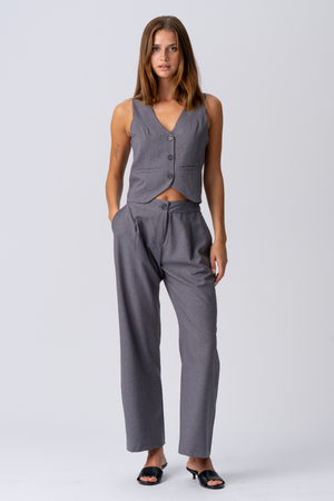 Natalie Vest en Pants (Zwart) - Pakketdeal