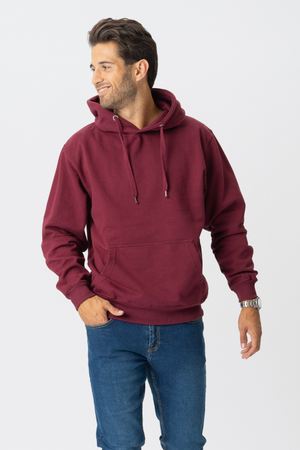 Basic Hoodie - Bourgondië rood
