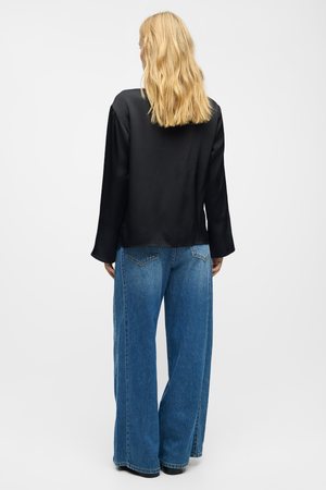 Chilli waterval top - zwart