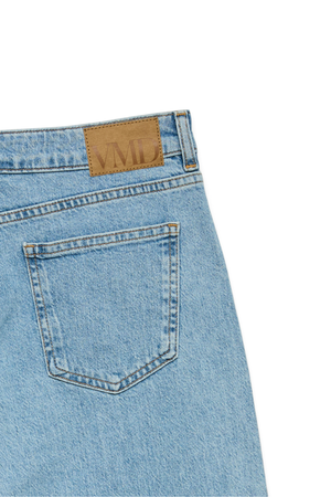 Alexis low taille denim jeans - lichtblauwe denim