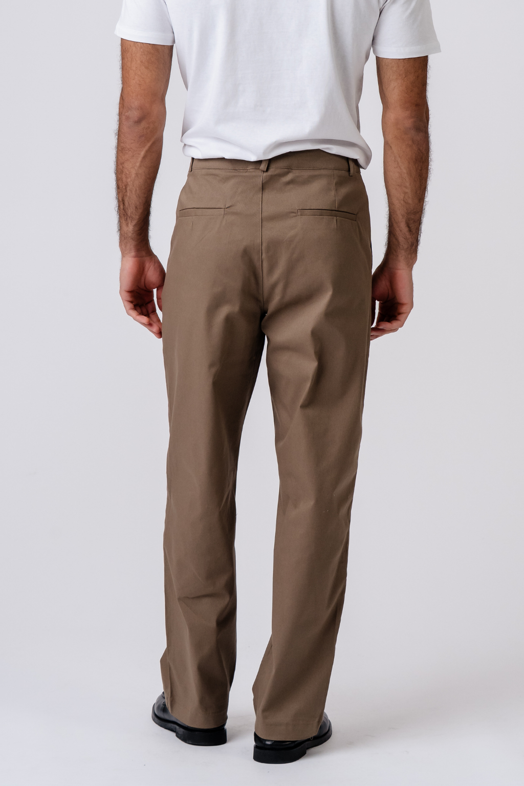 Rechte katoenen chino - Beige