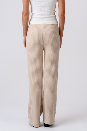 Klimop breien Pants - Beige