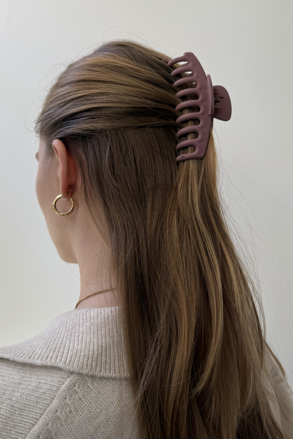 Claw Clip - Wine Red