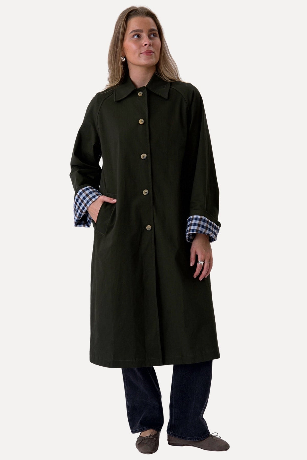 Livia Trenchcoat -  Olive