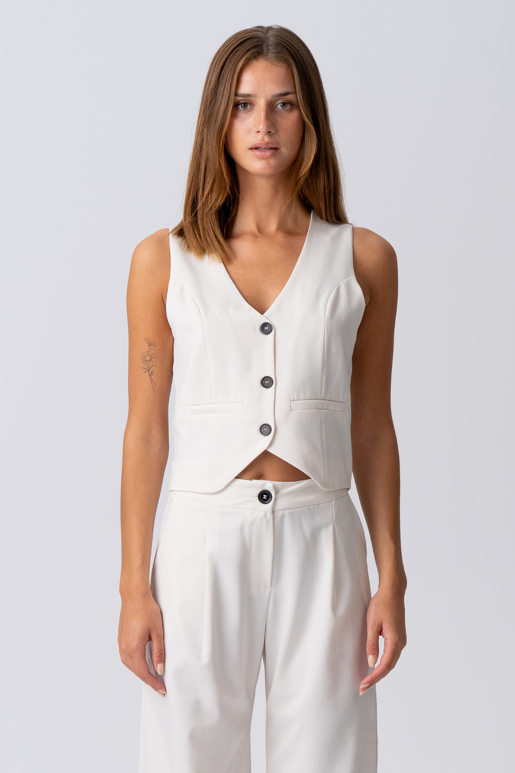 Natalie Vest en Pants (Zwart) - Pakketdeal