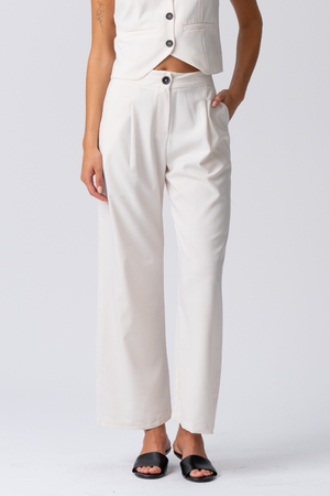 Natalie Pants - Licht beige