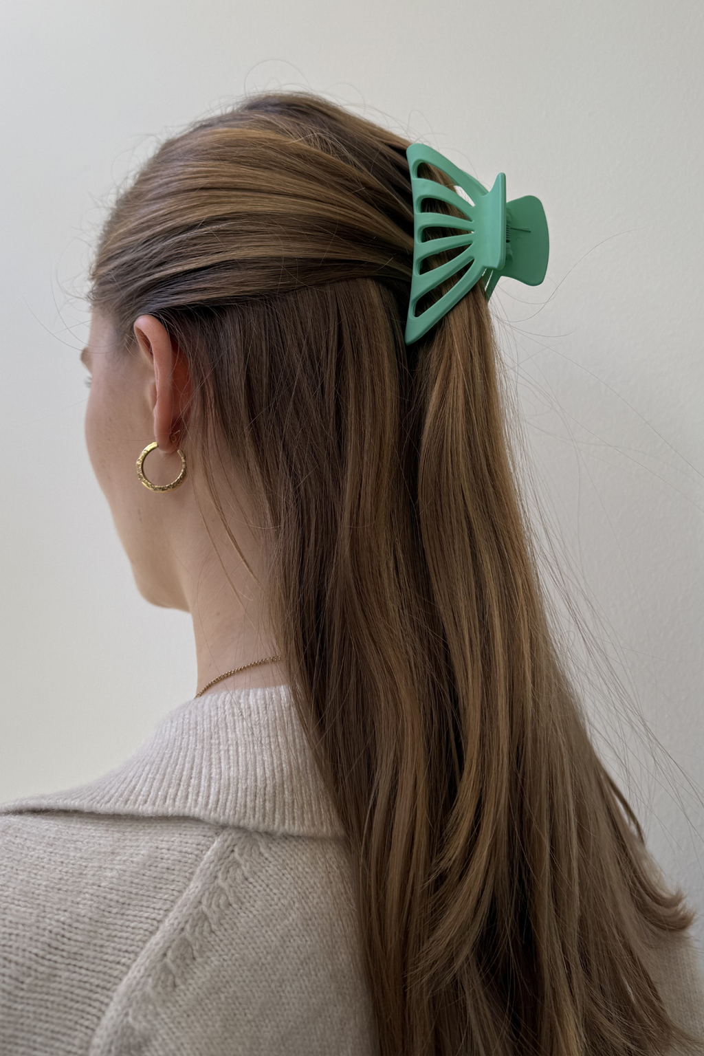 Hollow Claw Clip - Green