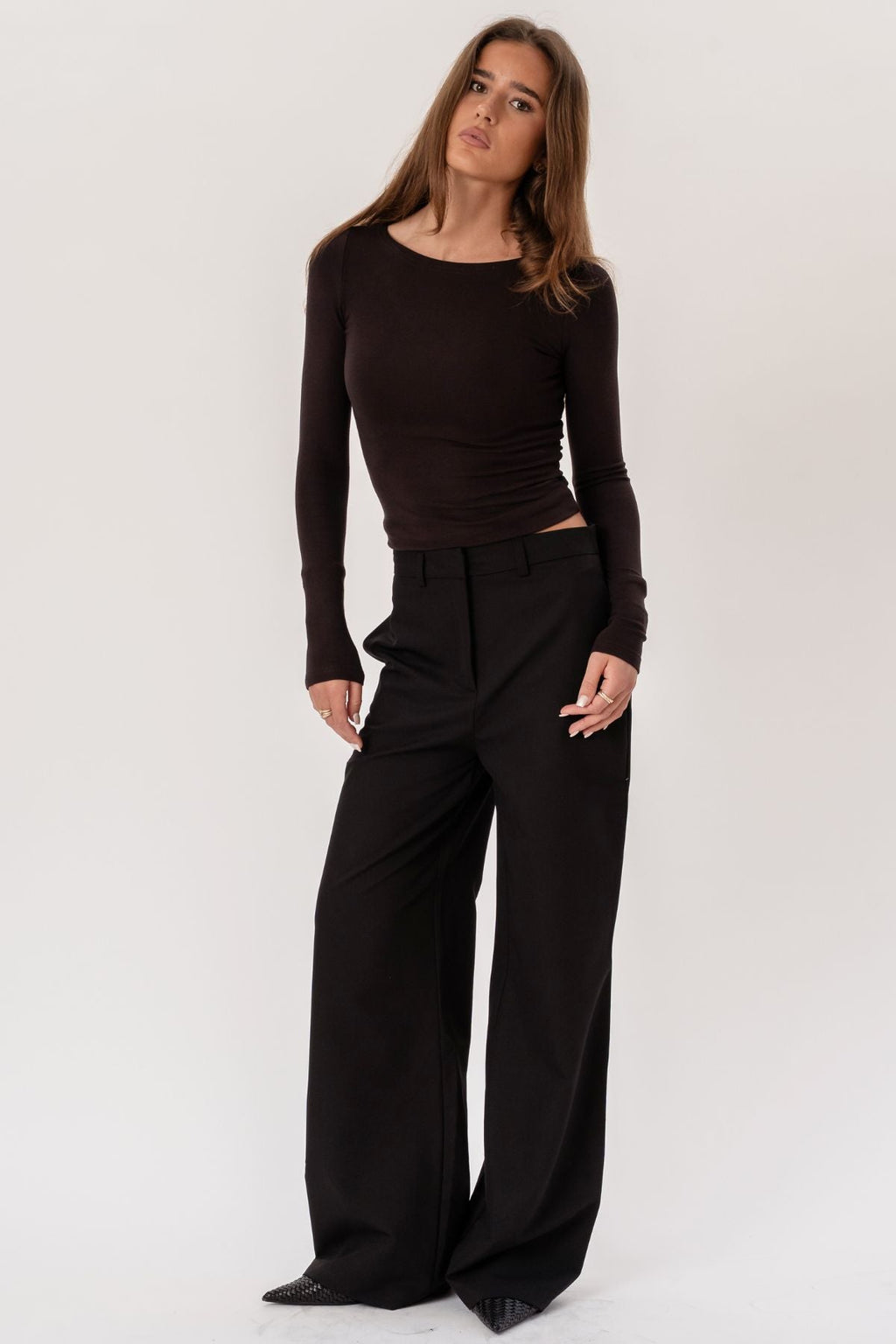 Cassandra Blouse - Brown