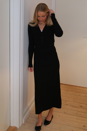 Nova Gebreide Rok - Zwart