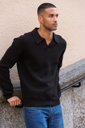 Samuel Polo Knit - Black