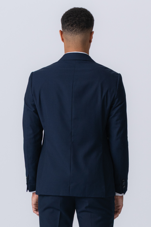 Premium Single -breasted blazer - marine